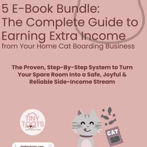 5 Ebook bundle complete guide for home cat boarding business